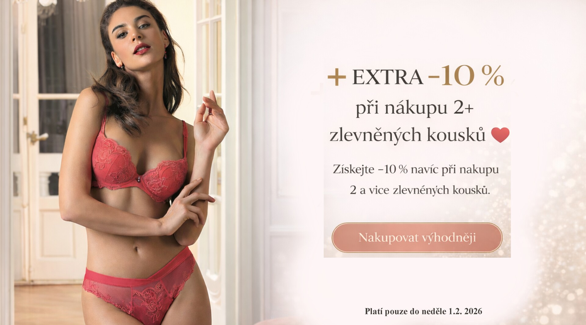 Velké slevy na prádlo, plavky a doplňky