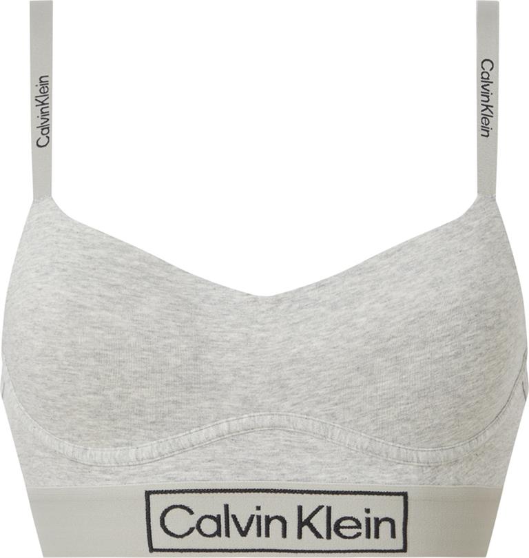 Podprsenka bez kostice CALVIN KLEIN (QF6770E-10), Velikost M, Barva šedá