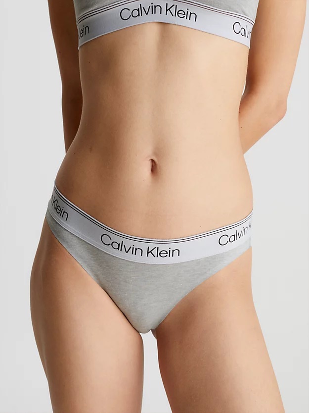 Kalhotky CALVIN KLEIN (QF7189E-10), Velikost S, Barva šedá