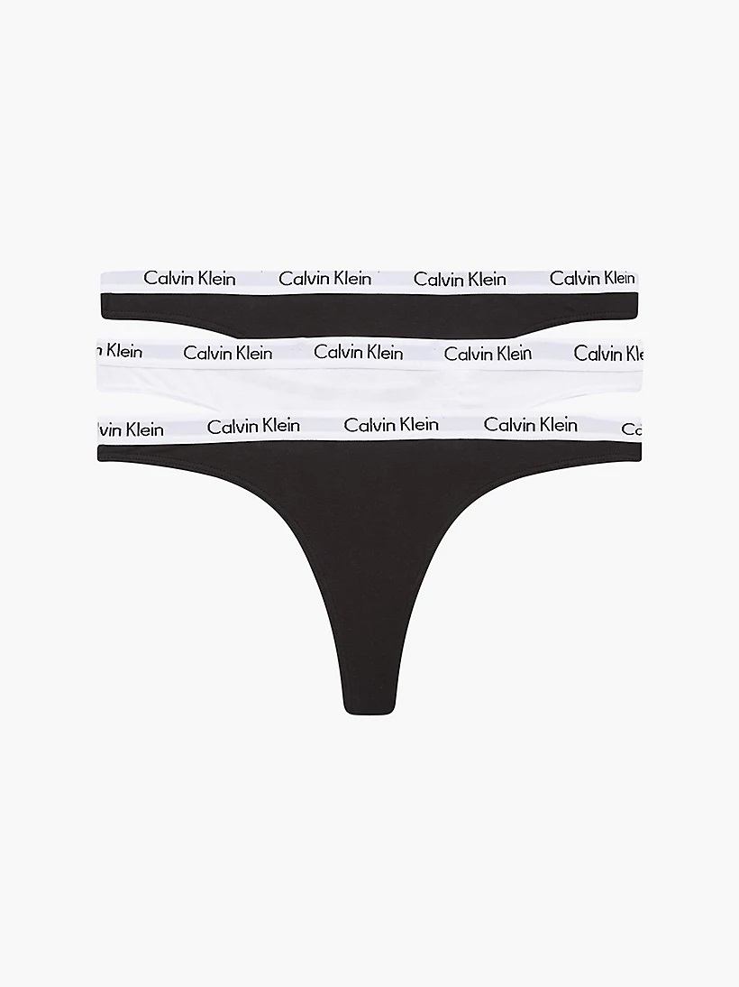 TANGA CALVIN KLEIN (QD3587E-01), Velikost L, Barva bílá