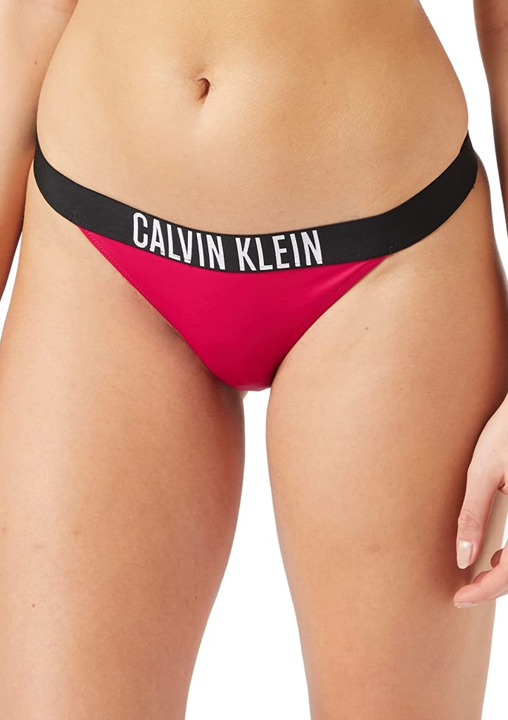 Plavkové kalhotky CALVIN KLEIN (KW01727-08), Velikost S, Barva růžová