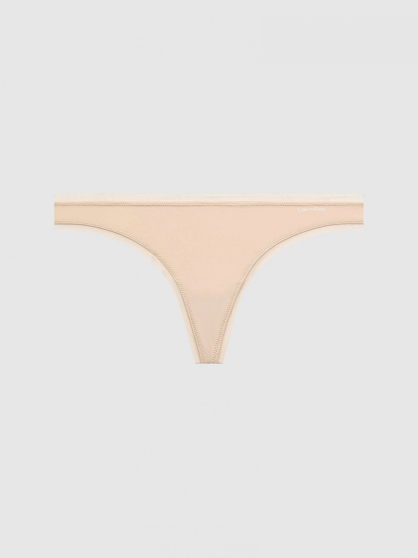 Tanga Calvin Klein (QF1666E-11), Velikost L, Barva tělová