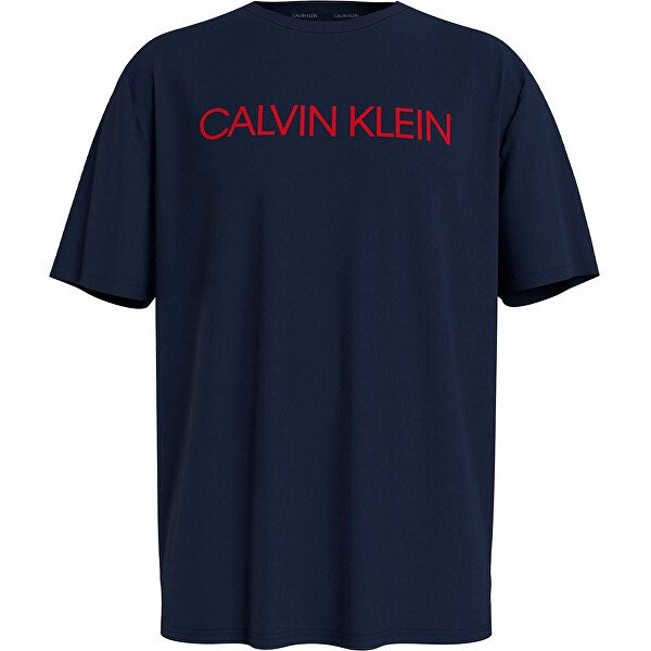 Pánské triko CALVIN KLEIN (KM00605-21), Velikost XL, Barva tmavě modrá