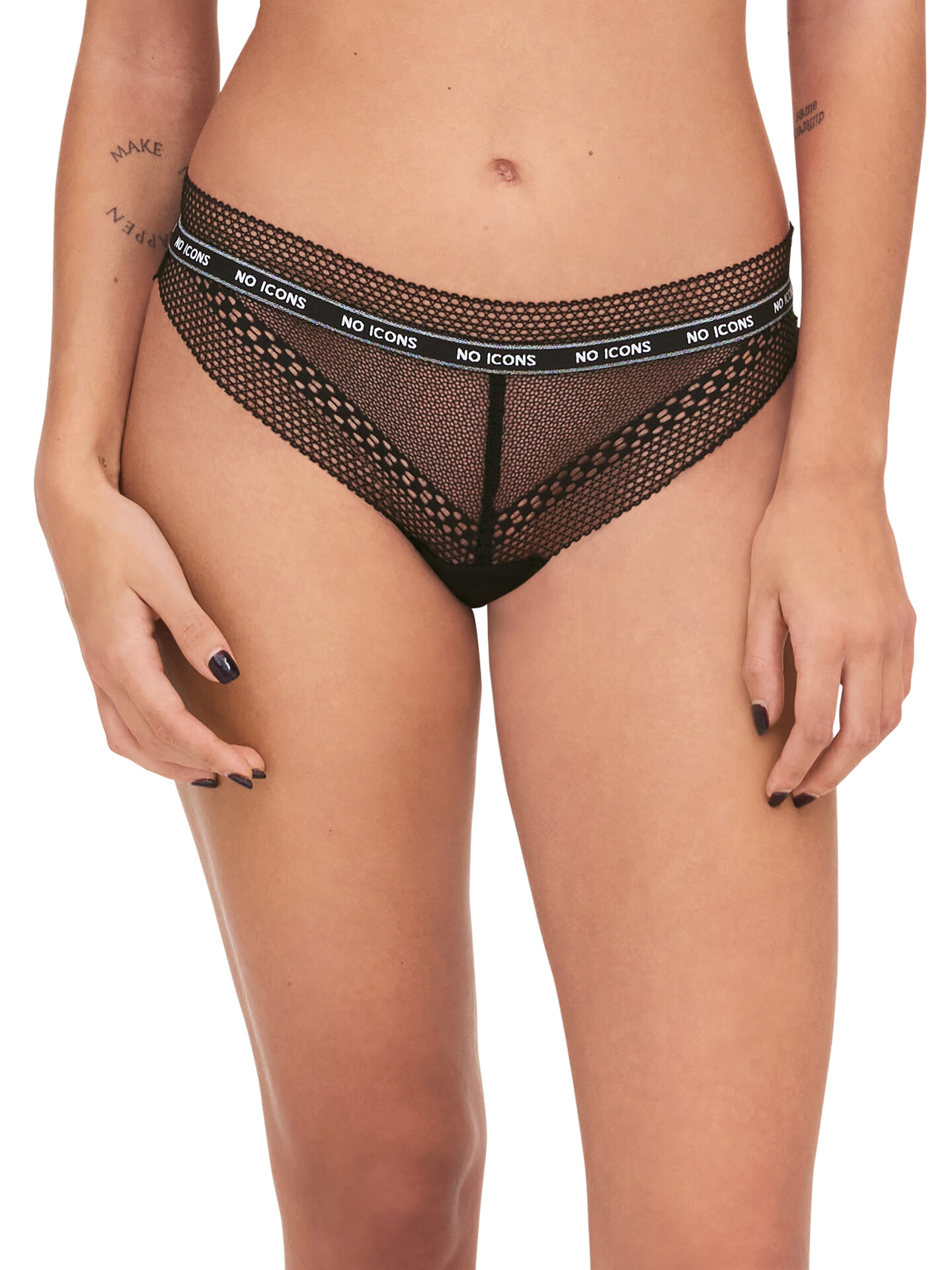 Tanga CHANTELLE X (T00C70-02), Velikost XS, Barva černá