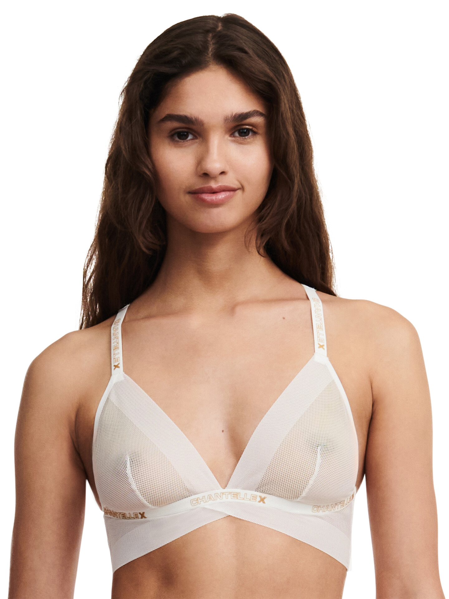 Podprsenka bralette CHANTELLE X (T03F30-09), Barva smetanová, Velikost M