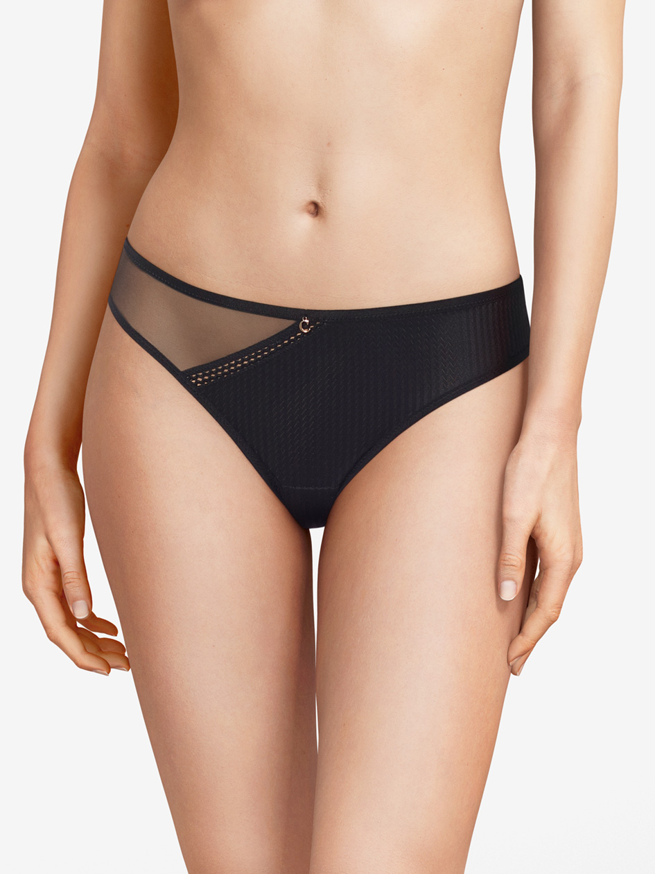 Tanga CHANTELLE (16G9-02), Barva černá, Velikost XS