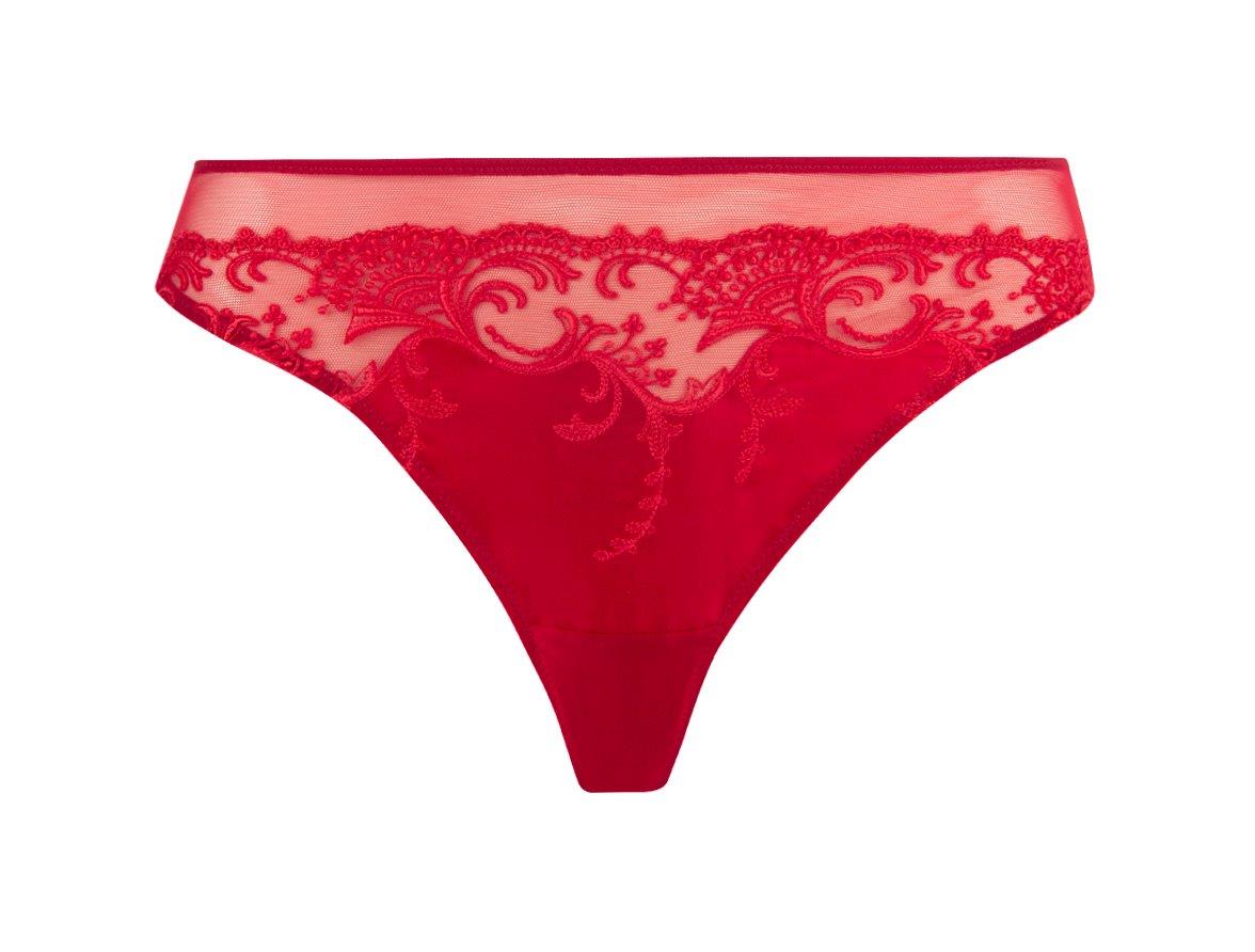 Tanga LISE CHARMEL (ACC0080-03), Velikost L, Barva červená