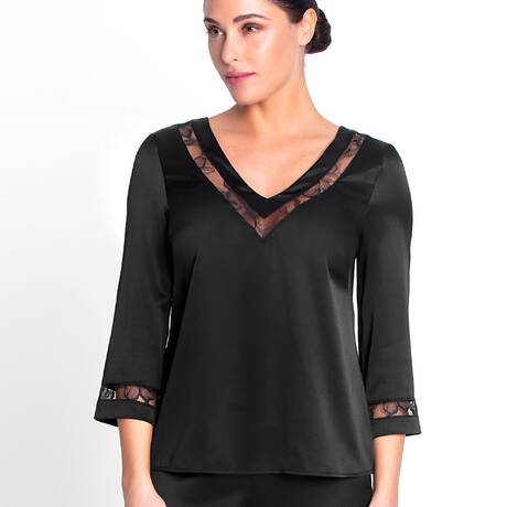 Top LISE CHARMEL (ALH5085-02), Barva černá, Velikost XS