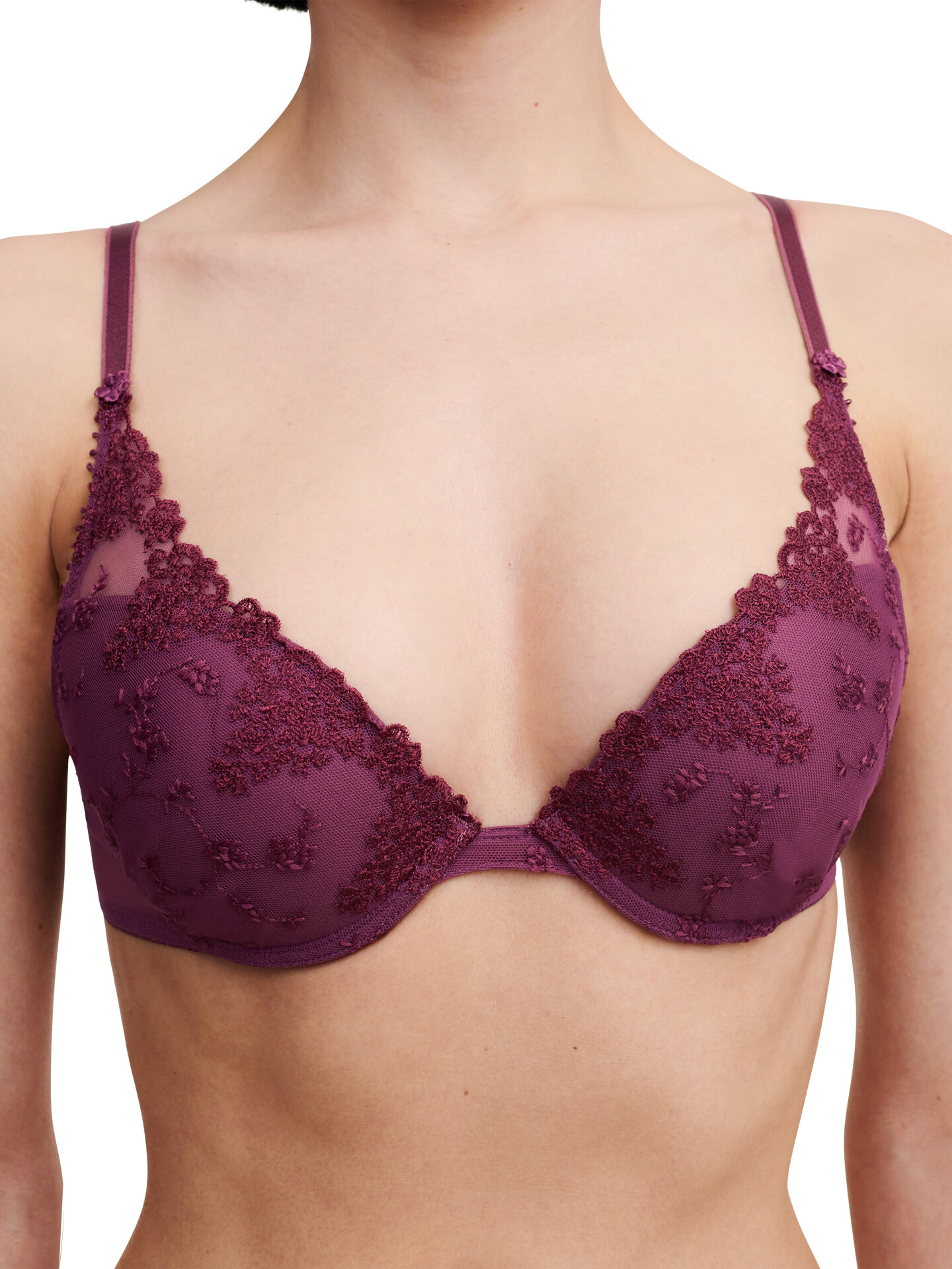 Podprsenka PASSIONATA push-up (4069-04), Velikost 70B, Barva fialová