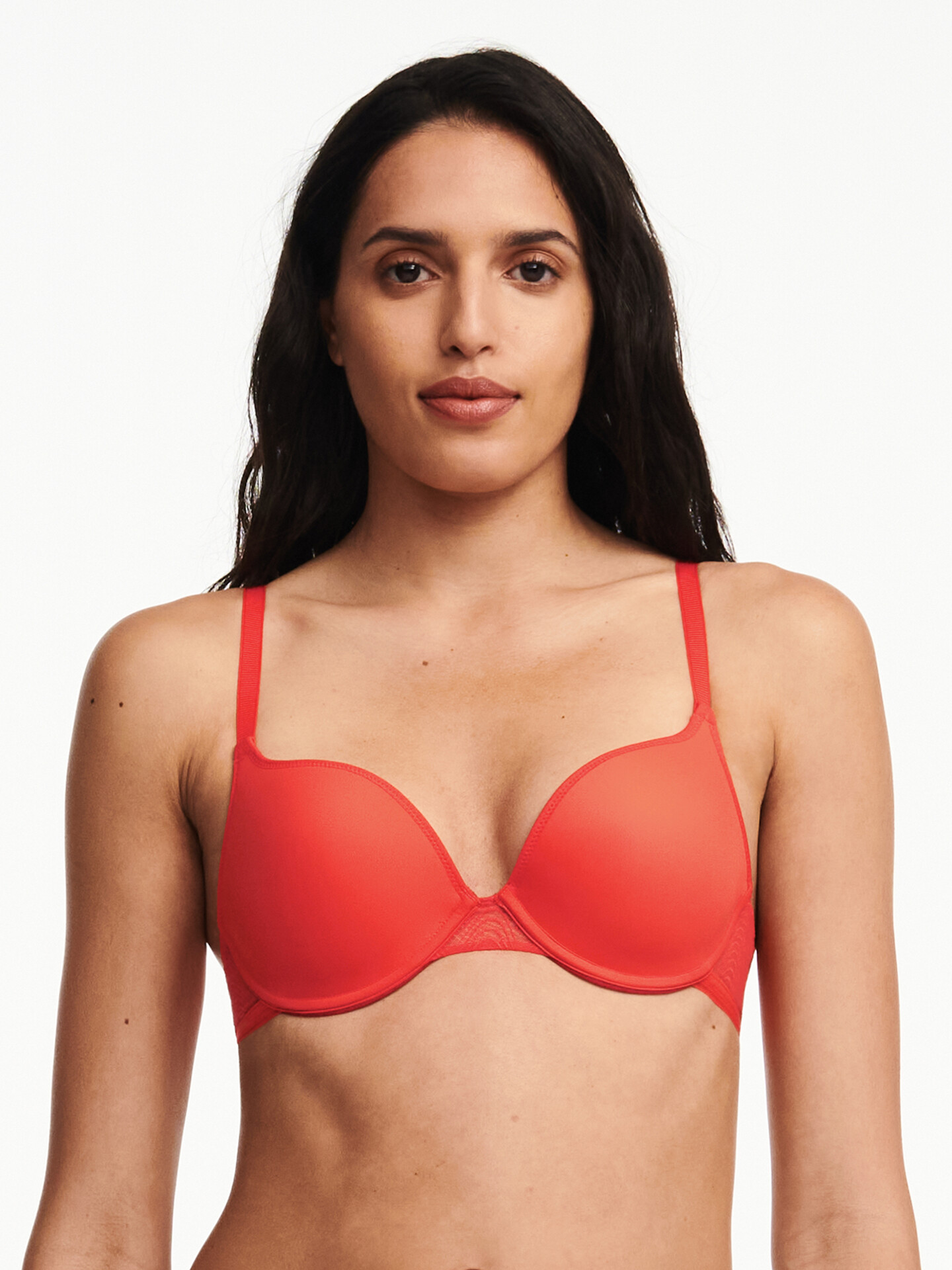 Podprsenka push up PASSIONATA (46L2-03), Velikost 80B, Barva červená