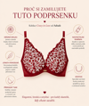 Podprsenka nevyztužená trojúhelníkového střihu AUBADE (5DF12-03)