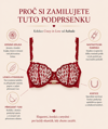 Podprsenka nevyztužená balkonového střihu AUBADE (5DF14-03)