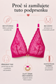 Podprsenka bralette krajková AUBADE (7A10B-27)