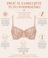 Podprsenka nevyztužená bardotka  AUBADE (7CF14-11)