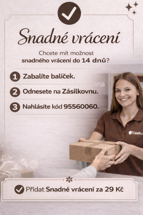 Snadné vrácení / výměna zboží do 30 dní