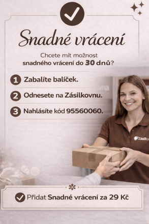 Snadné vrácení / výměna zboží do 30 dní