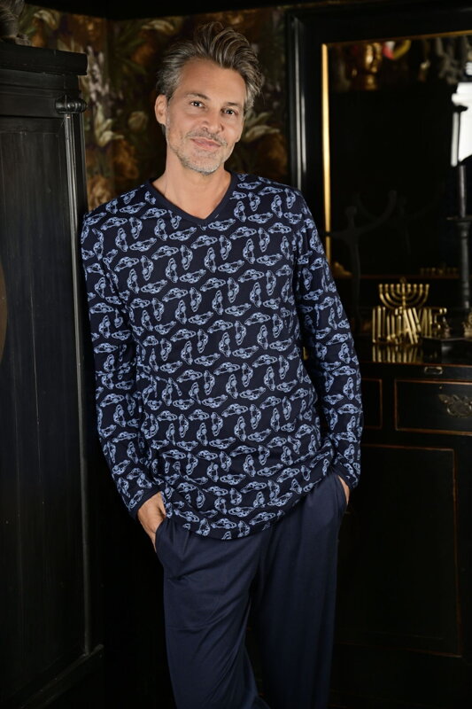 Pyžamo dlouhé pánské RINGELLA (5541212-21)